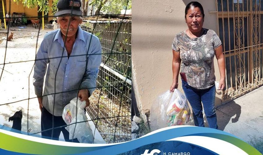 Alcaldesa sigue entregando apoyos ante contingencia a grupos vulnerables